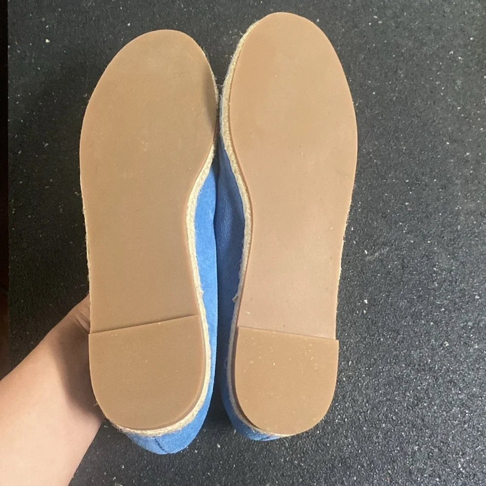 Isaac Mizrahi Women's Blue Espadrille Flats NWOT